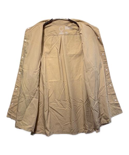 山と道（ヤマトミチ）山と道 (ヤマトミチ) バンブーシャツ ベージュ サイズ:SIZE　Lの古着・服飾アイテム