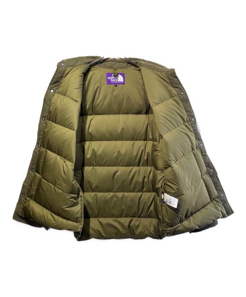 THE NORTHFACE PURPLELABEL（ザ・ノースフェイス パープルレーベル）THE NORTHFACE PURPLELABEL (ザ・ノースフェイス パープルレーベル) コーデュロイダウンジャケット オリーブ サイズ:SIZE　XLの古着・服飾アイテム