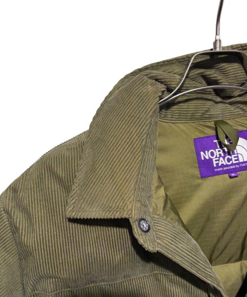 THE NORTHFACE PURPLELABEL（ザ・ノースフェイス パープルレーベル）THE NORTHFACE PURPLELABEL (ザ・ノースフェイス パープルレーベル) コーデュロイダウンジャケット オリーブ サイズ:SIZE　XLの古着・服飾アイテム