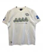 muta MARINE×NAMIKO(NIBOSHI&)ムータマリン×ナミコ(ニボシアンド)）の古着「Fishing Tシャツ」｜ホワイト