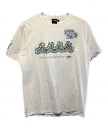 muta MARINE×NAMIKO(NIBOSHI&)（ムータマリン×ナミコ(ニボシアンド)）の古着「Fishing Tシャツ」｜ホワイト
