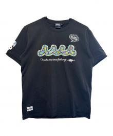 muta MARINE×NAMIKO(NIBOSHI&)（ムータマリン×ナミコ(ニボシアンド)）の古着「Fishing Tシャツ」｜ブラック