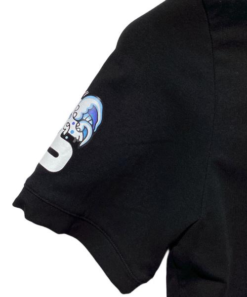 muta MARINE（ムータマリン）muta MARINE (ムータマリン) NAMIKO(NIBOSHI&) (ナミコ(ニボシアンド)) Fishing Tシャツ ブラック サイズ:SIZE Lの古着・服飾アイテム