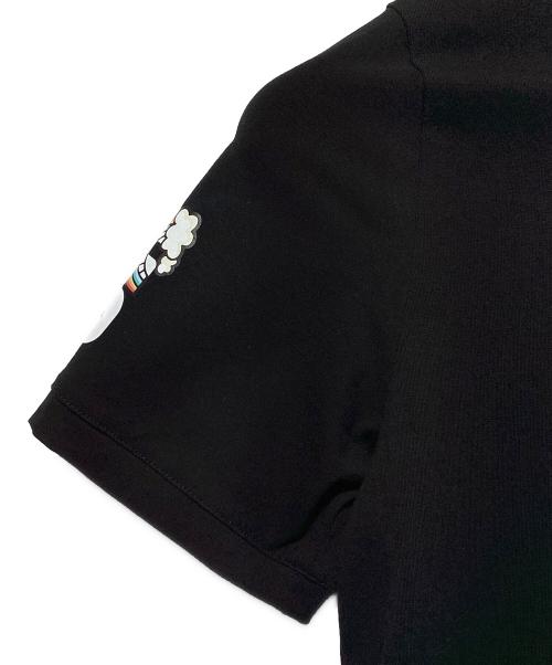 muta MARINE（ムータマリン）muta MARINE (ムータマリン) NAMIKO(NIBOSHI&) (ナミコ(ニボシアンド)) Fishing Tシャツ ブラック サイズ:SIZE Lの古着・服飾アイテム