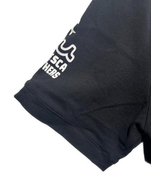 BLAUSEA（ブラウシー）BLAUSEA (ブラウシー) sun rise (サンライズ) muta MARINE (ムータマリン) コラボTシャツ ブラック サイズ:SIZE　Lの古着・服飾アイテム