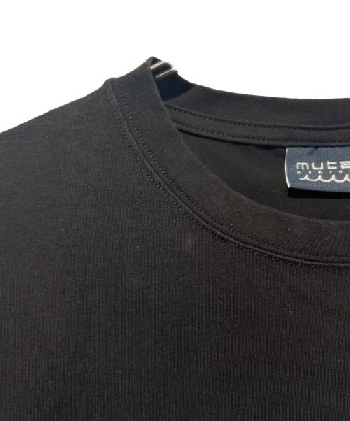 BLAUSEA（ブラウシー）BLAUSEA (ブラウシー) sun rise (サンライズ) muta MARINE (ムータマリン) コラボTシャツ ブラック サイズ:SIZE　Lの古着・服飾アイテム
