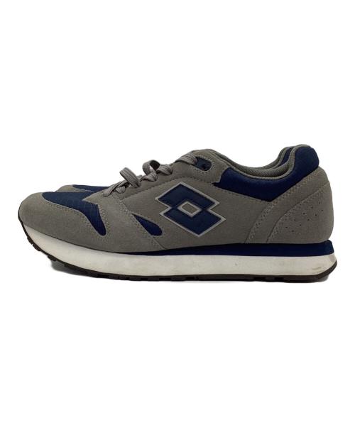 LOTTO（ロット）LOTTO (ロット) ローカットスニーカー ネイビー×グレー サイズ:US9.5の古着・服飾アイテム