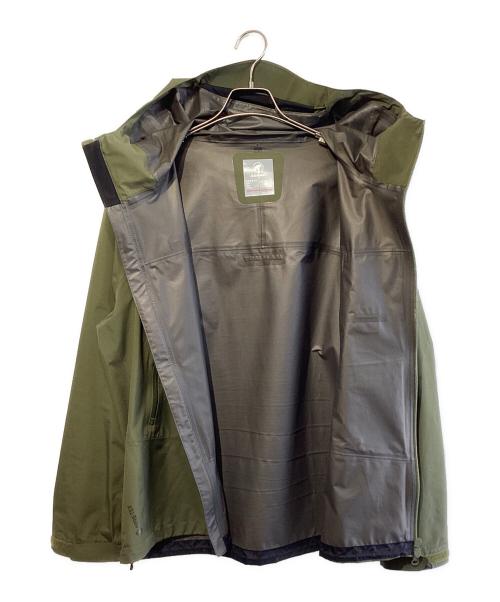 MAMMUT（マムート）MAMMUT (マムート) クライメイトレインスーツ オリーブ×ブラック サイズ:SIZE Lの古着・服飾アイテム