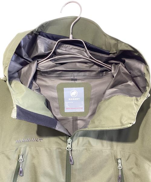 MAMMUT（マムート）MAMMUT (マムート) クライメイトレインスーツ オリーブ×ブラック サイズ:SIZE Lの古着・服飾アイテム