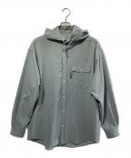 RIDGE MOUNTAIN GEARリッジマウンテン ギア）の古着「フーデットロングスリーブシャツ」｜グリーン
