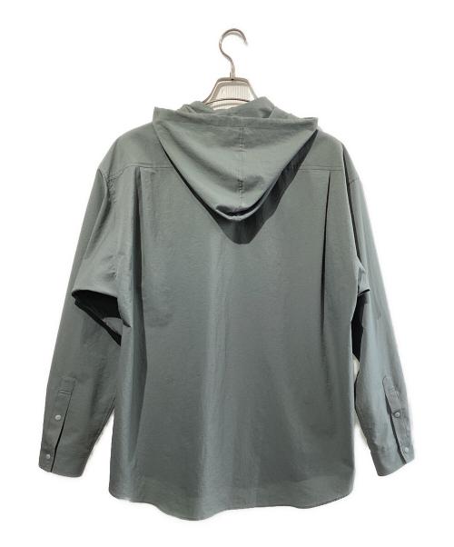 RIDGE MOUNTAIN GEAR（リッジマウンテン ギア）RIDGE MOUNTAIN GEAR (リッジマウンテン ギア) フーデットロングスリーブシャツ グリーン サイズ:SIZE XLの古着・服飾アイテム