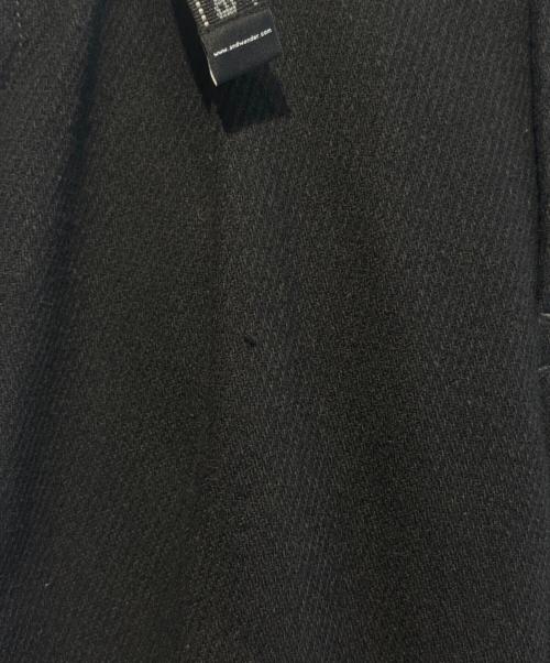 and wander（アンドワンダー）and wander (アンドワンダー) REWOOL tweed wide pants ブラック サイズ:SIZE Sの古着・服飾アイテム