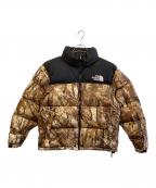 THE NORTH FACEザ ノース フェイス）の古着「ノベルティ-ヌプシジャケット」｜ブラウン×ブラック