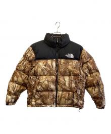 THE NORTH FACE（ザ ノース フェイス）の古着「ノベルティ-ヌプシジャケット」｜ブラウン×ブラック