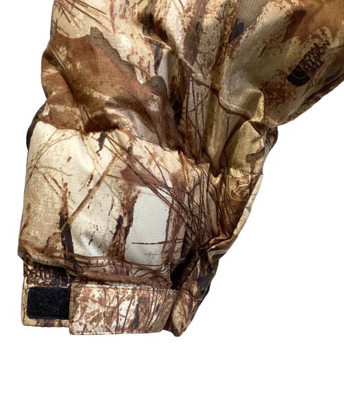 THE NORTH FACE（ザ ノース フェイス）THE NORTH FACE (ザ ノース フェイス) ノベルティ-ヌプシジャケット ブラウン×ブラック サイズ:SIZE Mの古着・服飾アイテム