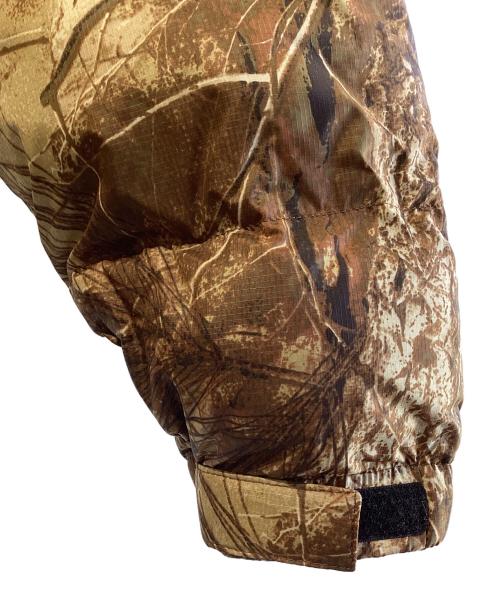 THE NORTH FACE（ザ ノース フェイス）THE NORTH FACE (ザ ノース フェイス) ノベルティ-ヌプシジャケット ブラウン×ブラック サイズ:SIZE Mの古着・服飾アイテム