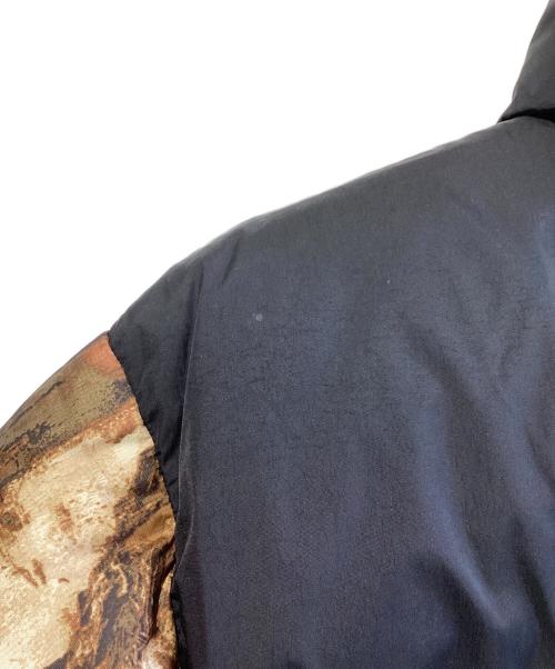 THE NORTH FACE（ザ ノース フェイス）THE NORTH FACE (ザ ノース フェイス) ノベルティ-ヌプシジャケット ブラウン×ブラック サイズ:SIZE Mの古着・服飾アイテム