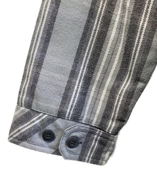 Patagonia（パタゴニア）Patagonia (パタゴニア) Reversible Flannel Jacket グレー×グリーン サイズ:SIZE XSの古着・服飾アイテム