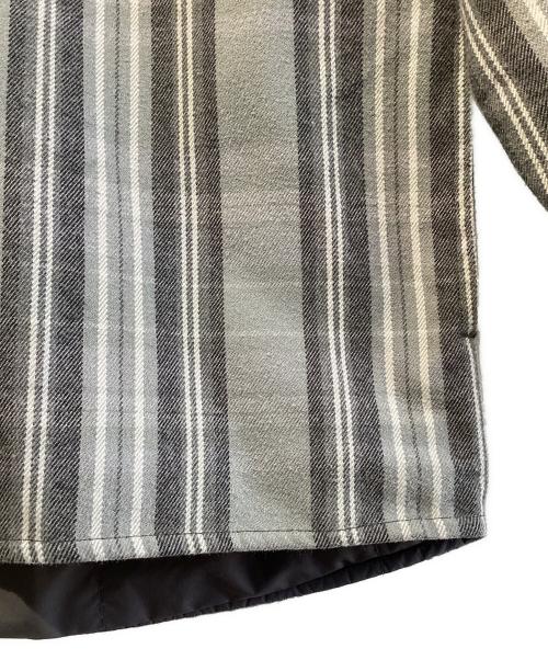 Patagonia（パタゴニア）Patagonia (パタゴニア) Reversible Flannel Jacket グレー×グリーン サイズ:SIZE XSの古着・服飾アイテム