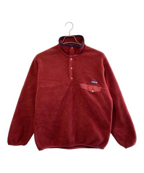 Patagonia（パタゴニア）Patagonia (パタゴニア) シンチラスナップT レッド×ネイビー サイズ:SIZE Mの古着・服飾アイテム