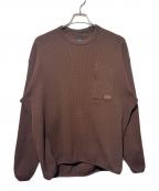 THE NORTH FACEザ ノース フェイス）の古着「エンライドワッフルクルー」｜ブラウン