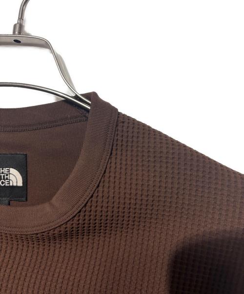 THE NORTH FACE（ザ ノース フェイス）THE NORTH FACE (ザ ノース フェイス) エンライドワッフルクルー ブラウン サイズ:SIZE Mの古着・服飾アイテム
