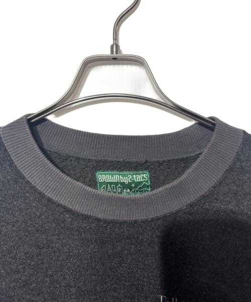 BROWN by 2-tacs（ブラウンバイツータックス）BROWN by 2-tacs (ブラウンバイツータックス) GYM crew グレー サイズ:SIZE Lの古着・服飾アイテム