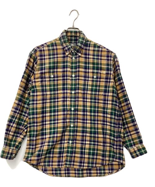 THE NORTH FACE（ザ ノース フェイス）THE NORTH FACE (ザ ノース フェイス) アウトドアウェア(シャツ) ブルー×グリーン サイズ:XSの古着・服飾アイテム