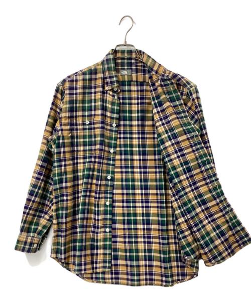 THE NORTH FACE（ザ ノース フェイス）THE NORTH FACE (ザ ノース フェイス) アウトドアウェア(シャツ) ブルー×グリーン サイズ:XSの古着・服飾アイテム