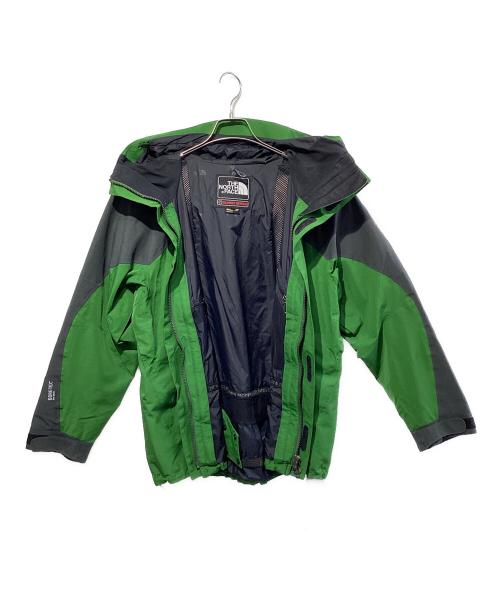 THE NORTH FACE（ザ ノース フェイス）THE NORTH FACE (ザ ノース フェイス) アウトドアウェア(ジャケット) グリーン×グレー サイズ:SIZE　Mの古着・服飾アイテム