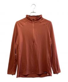 Patagonia（パタゴニア）の古着「キャプリーン・サーマルウェイト・ジップネック」｜オレンジ