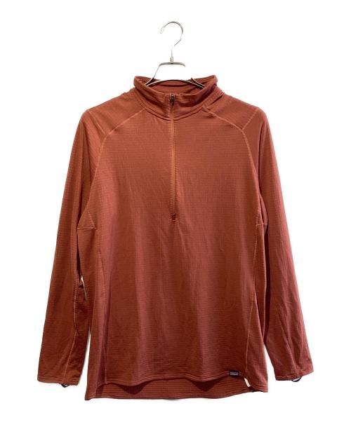 Patagonia（パタゴニア）Patagonia (パタゴニア) キャプリーン・サーマルウェイト・ジップネック オレンジ サイズ:SIZE Lの古着・服飾アイテム