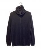 BRINGブリング）の古着「ワンダーウェア シームレスハーフジップフーディー」｜ブラック