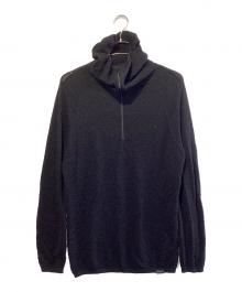 BRING（ブリング）の古着「ワンダーウェア シームレスハーフジップフーディー」｜ブラック