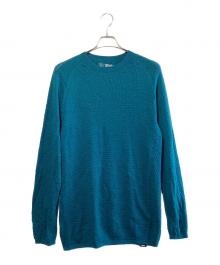 BRING（ブリング）の古着「ワンダーウェア シームレスクルーネック」｜ライトグリーン