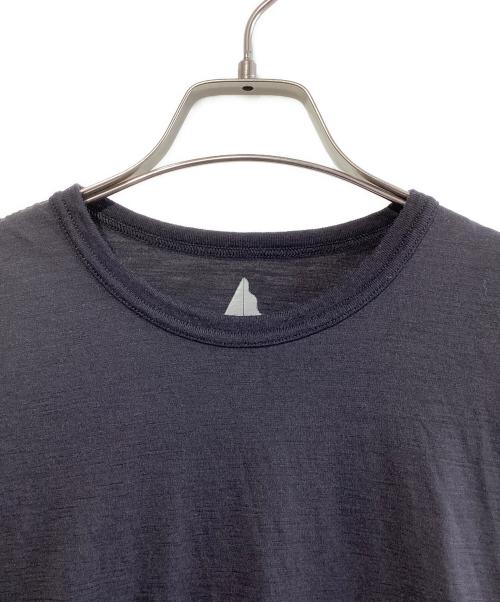 HERENESS（ヒアネス）HERENESS (ヒアネス) SMOOTH WOOL T-SHIRT LONG SLEEVE 2 ブラック サイズ:SIZE Mの古着・服飾アイテム