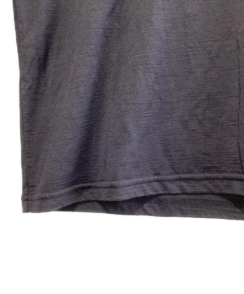 HERENESS（ヒアネス）HERENESS (ヒアネス) SMOOTH WOOL T-SHIRT LONG SLEEVE 2 ブラック サイズ:SIZE Mの古着・服飾アイテム