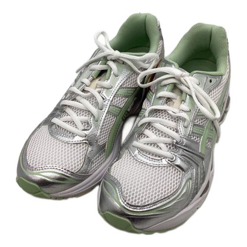 asics（アシックス）asics (アシックス) GEL-KAYANO 14 ホワイト×グリーン サイズ:27cmの古着・服飾アイテム