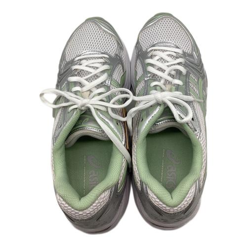 asics（アシックス）asics (アシックス) GEL-KAYANO 14 ホワイト×グリーン サイズ:27cmの古着・服飾アイテム