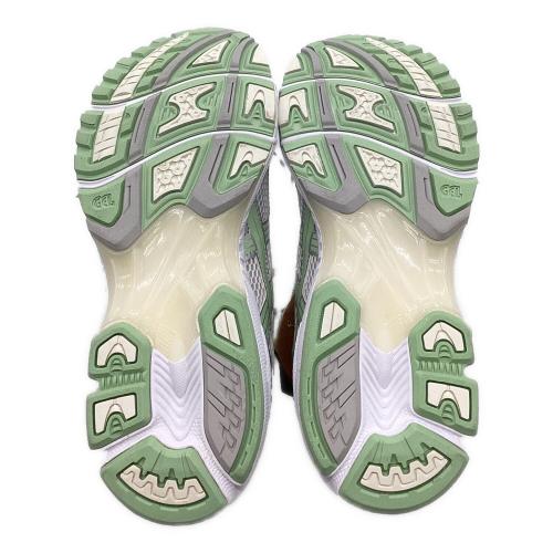 asics（アシックス）asics (アシックス) GEL-KAYANO 14 ホワイト×グリーン サイズ:27cmの古着・服飾アイテム