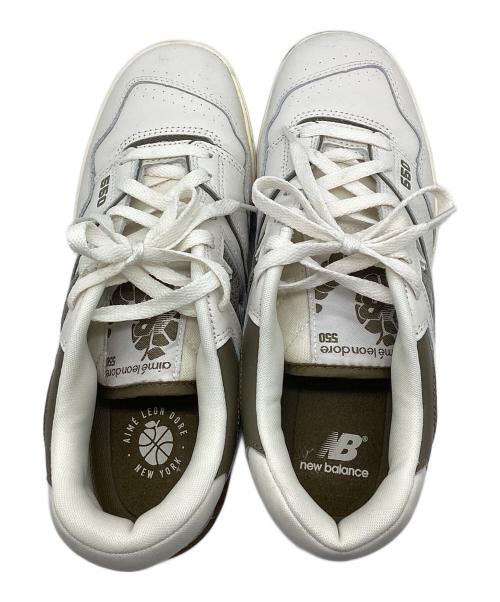 NEW BALANCE（ニューバランス）NEW BALANCE (ニューバランス) Aime Leon Dore (エメ レオン ドレ) 550 ホワイト サイズ:SIZE 27cmの古着・服飾アイテム