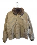 NAVY DEPARTMENTネイビーデパートメント）の古着「N-1 デッキジャケット」｜カーキ