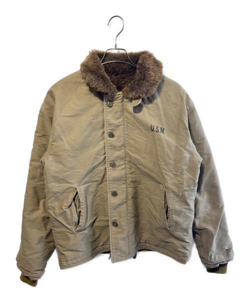 NAVY DEPARTMENT（ネイビーデパートメント）NAVY DEPARTMENT (ネイビーデパートメント) N-1 デッキジャケット カーキ サイズ:SIZE 40の古着・服飾アイテム