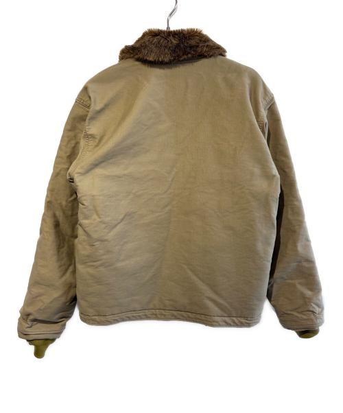NAVY DEPARTMENT（ネイビーデパートメント）NAVY DEPARTMENT (ネイビーデパートメント) N-1 デッキジャケット カーキ サイズ:SIZE 40の古着・服飾アイテム