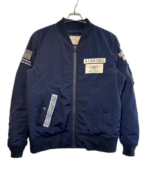 AVIREX（アヴィレックス）AVIREX (アヴィレックス) MA-1フライトジャケット ネイビー サイズ:SIZE XLの古着・服飾アイテム