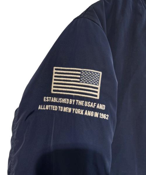 AVIREX（アヴィレックス）AVIREX (アヴィレックス) MA-1フライトジャケット ネイビー サイズ:SIZE XLの古着・服飾アイテム