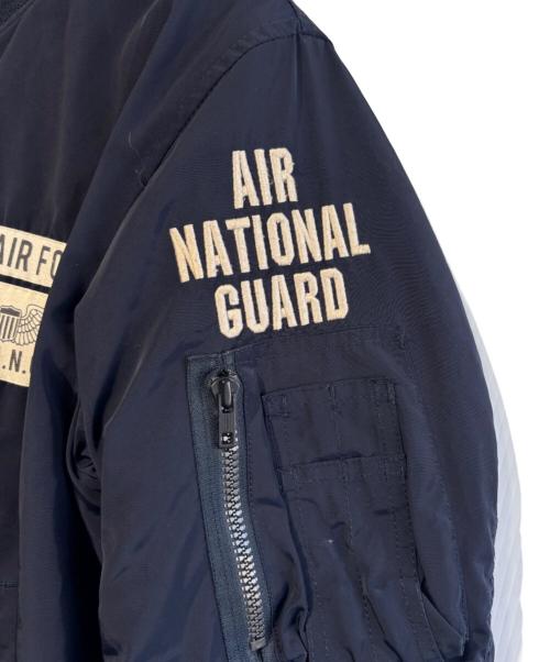 AVIREX（アヴィレックス）AVIREX (アヴィレックス) MA-1フライトジャケット ネイビー サイズ:SIZE XLの古着・服飾アイテム