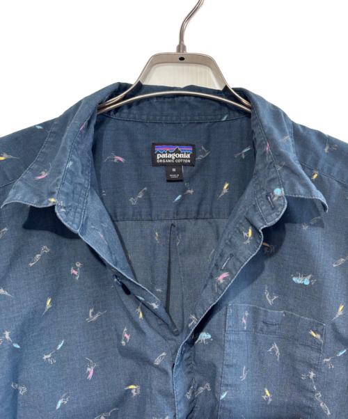 Patagonia（パタゴニア）Patagonia (パタゴニア) ゴートゥーシャツ ブルー サイズ:SIZE Mの古着・服飾アイテム