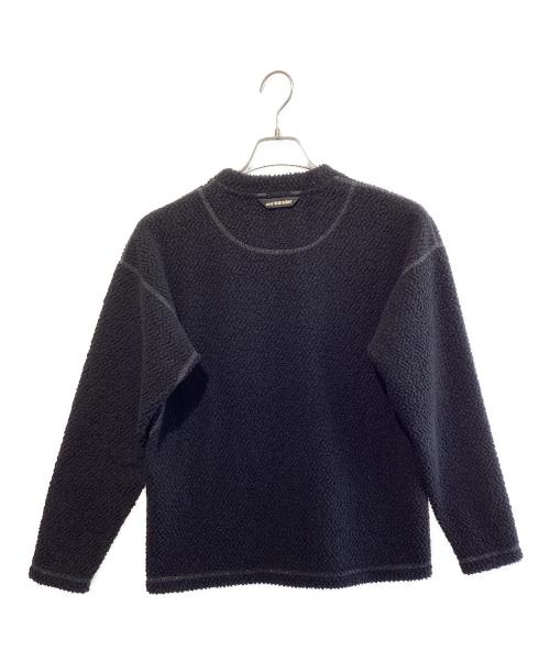 and wander（アンドワンダー）and wander (アンドワンダー) re wool JQ crew neck ブラック サイズ:SIZE WMの古着・服飾アイテム