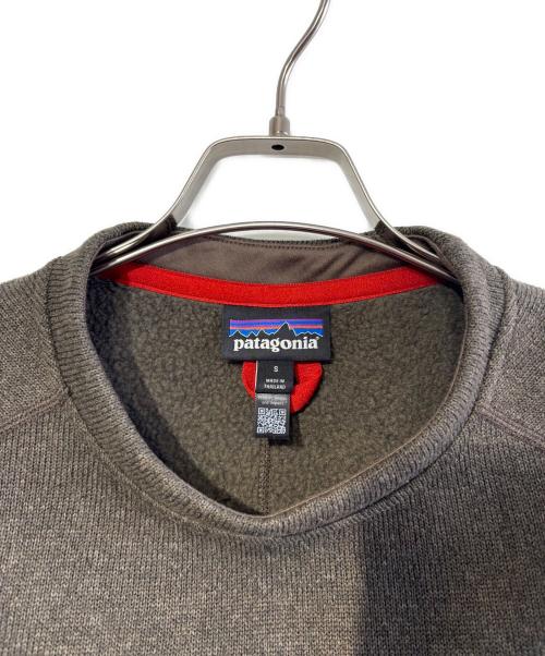 Patagonia（パタゴニア）Patagonia (パタゴニア) ベター・セーター・クルーネック グレー×オレンジ サイズ:SIZE Sの古着・服飾アイテム